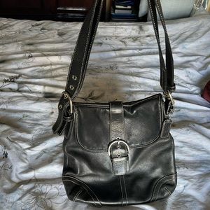 Coach Leather SOHO Saddle Bag